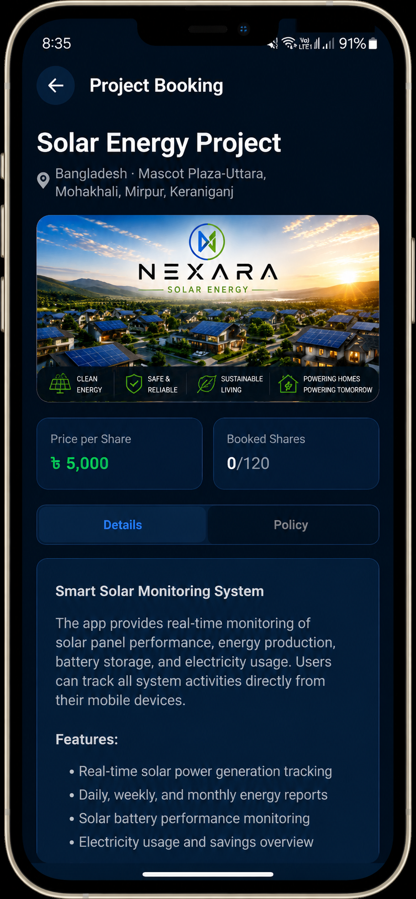 One Investment app screenshot